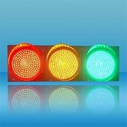 300mm三單元滿屏組合LED交通信號(hào)燈